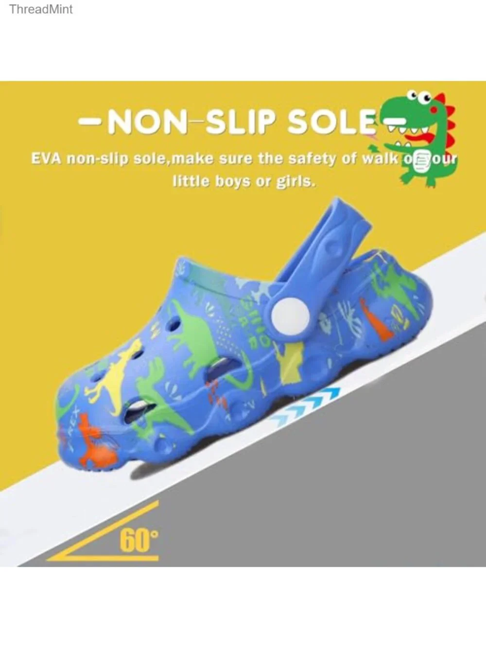 Toddler Clogs Boys Girls Kids Garden Shoes with Adjustable Heel Strap